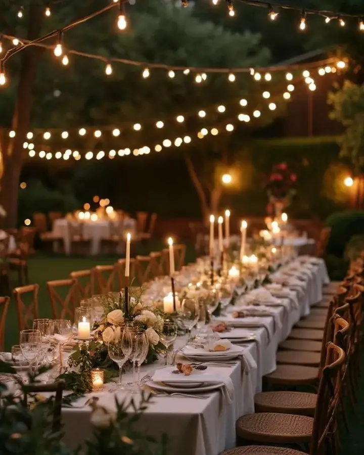 outdoor wedding garden ideas