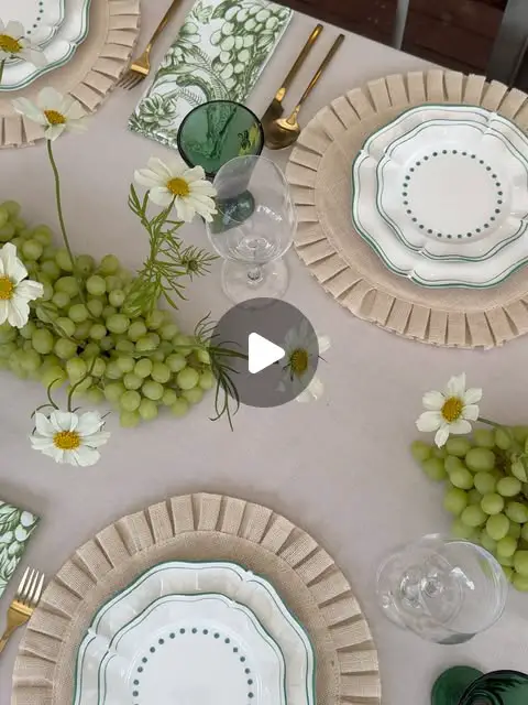 summer dining room decor