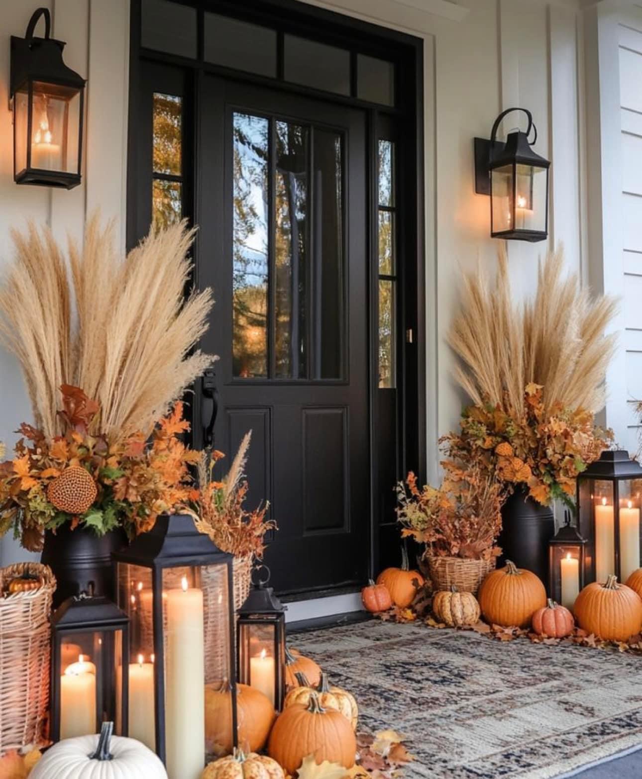 fall dining room decor