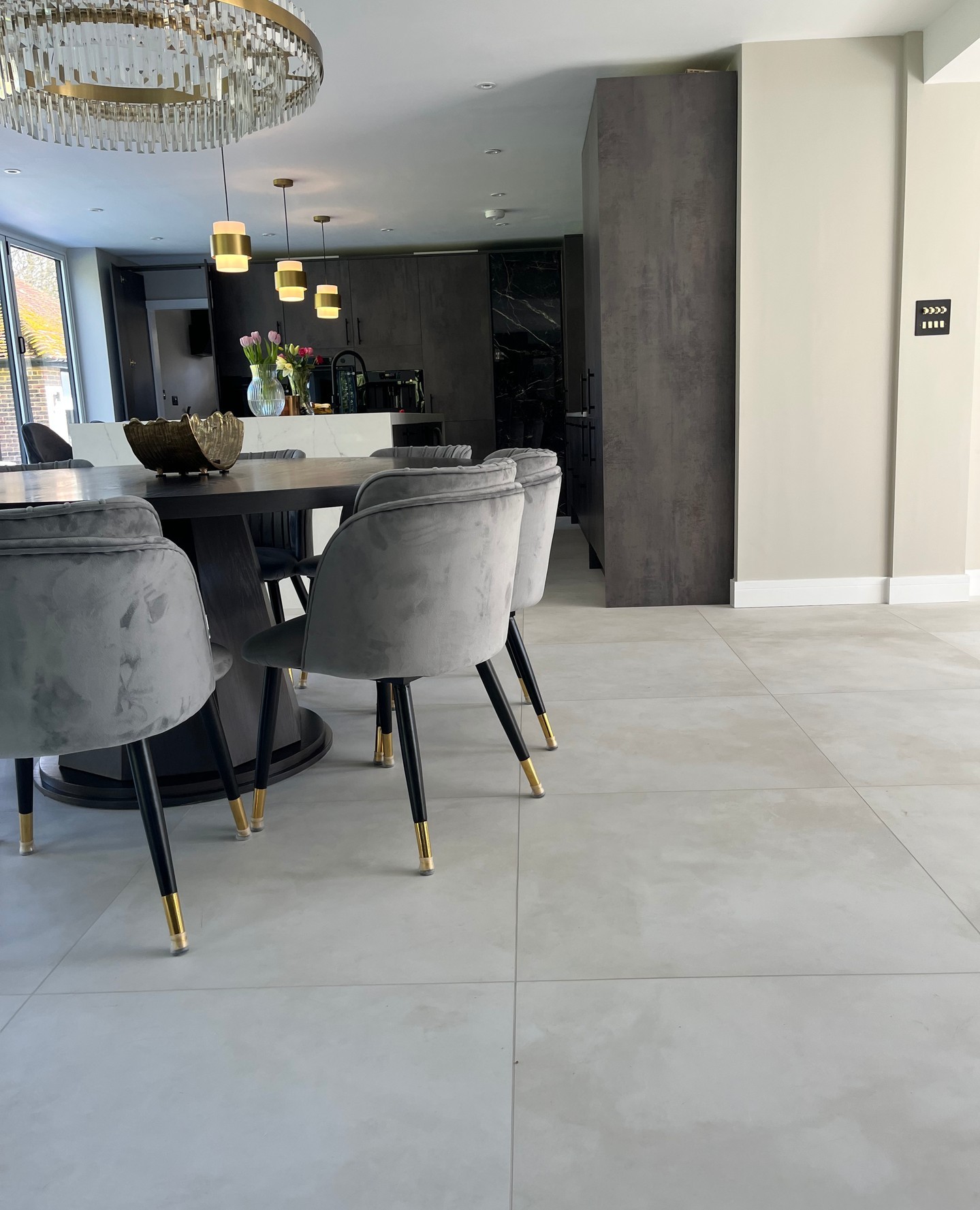 grey dining room ideas