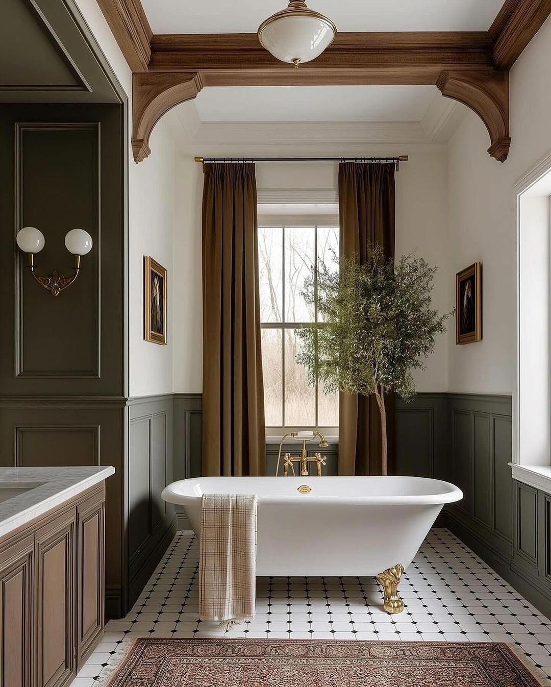 18 Stunning Clawfoot Tub Bathroom Ideas (With 18 Gorgeous Images To Inspire Your Next Makeover) 1 clawfoot tub bathroom