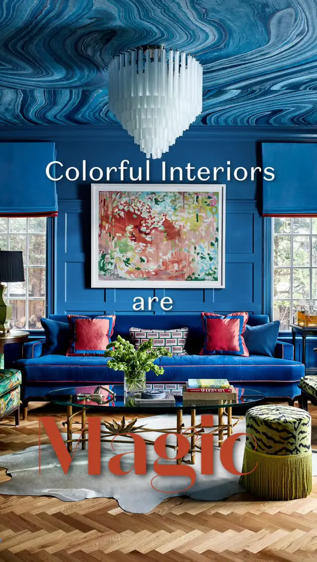 colorful apartment decor