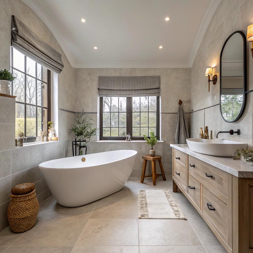 freestanding tub bathroom