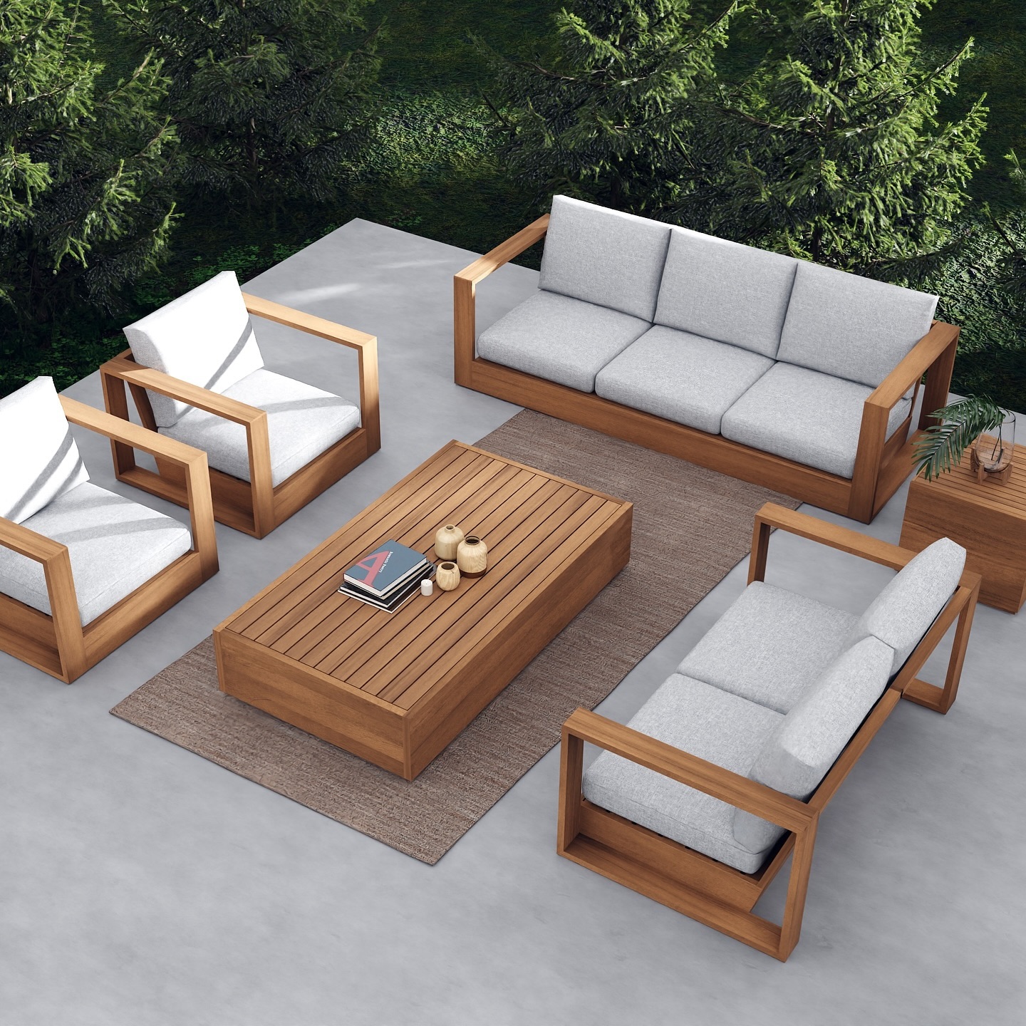 outdoor lounge garden
