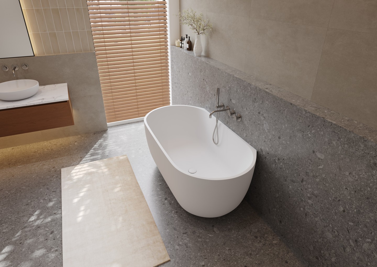 freestanding tub bathroom