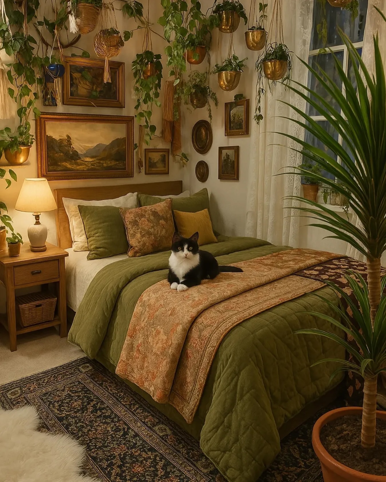 vintage bedroom decor