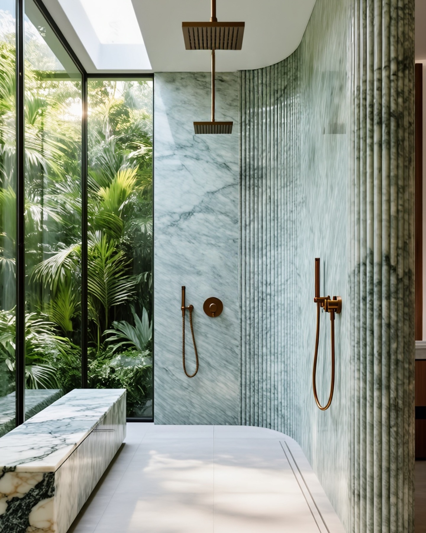 spa like apartment bathroom