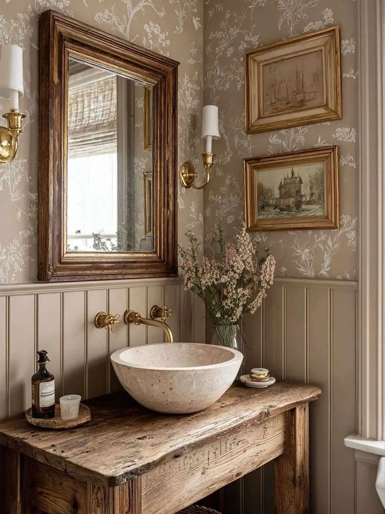 vintage bathroom decor