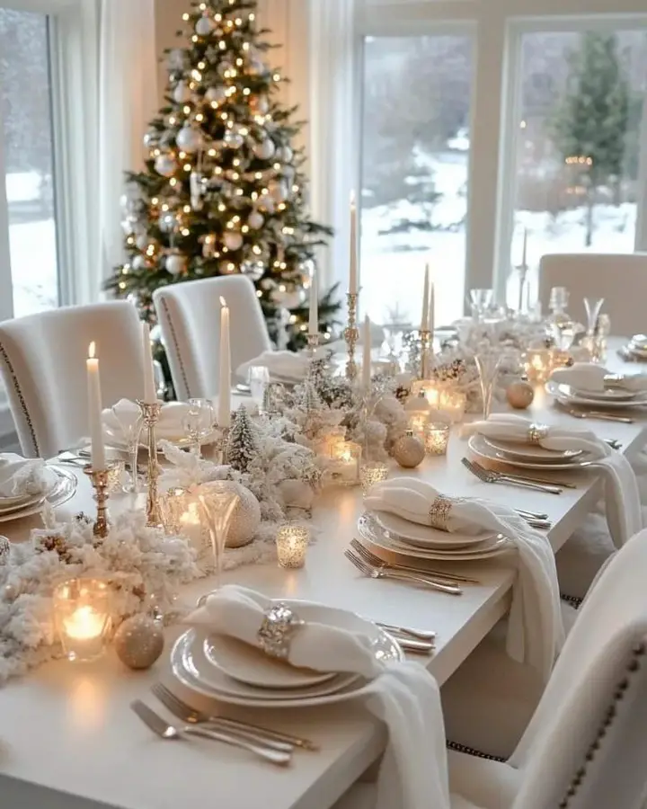 christmas dining room decor