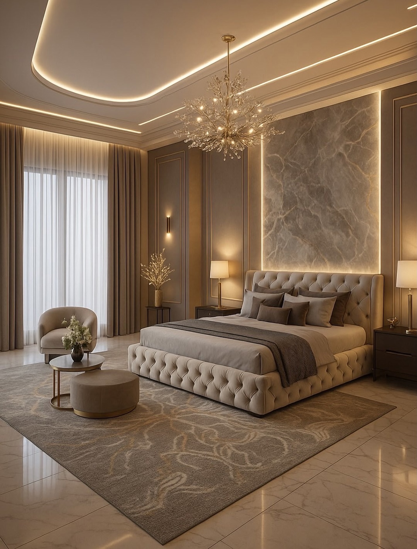 luxury bedroom decor
