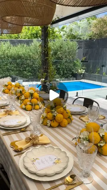 summer dining room decor
