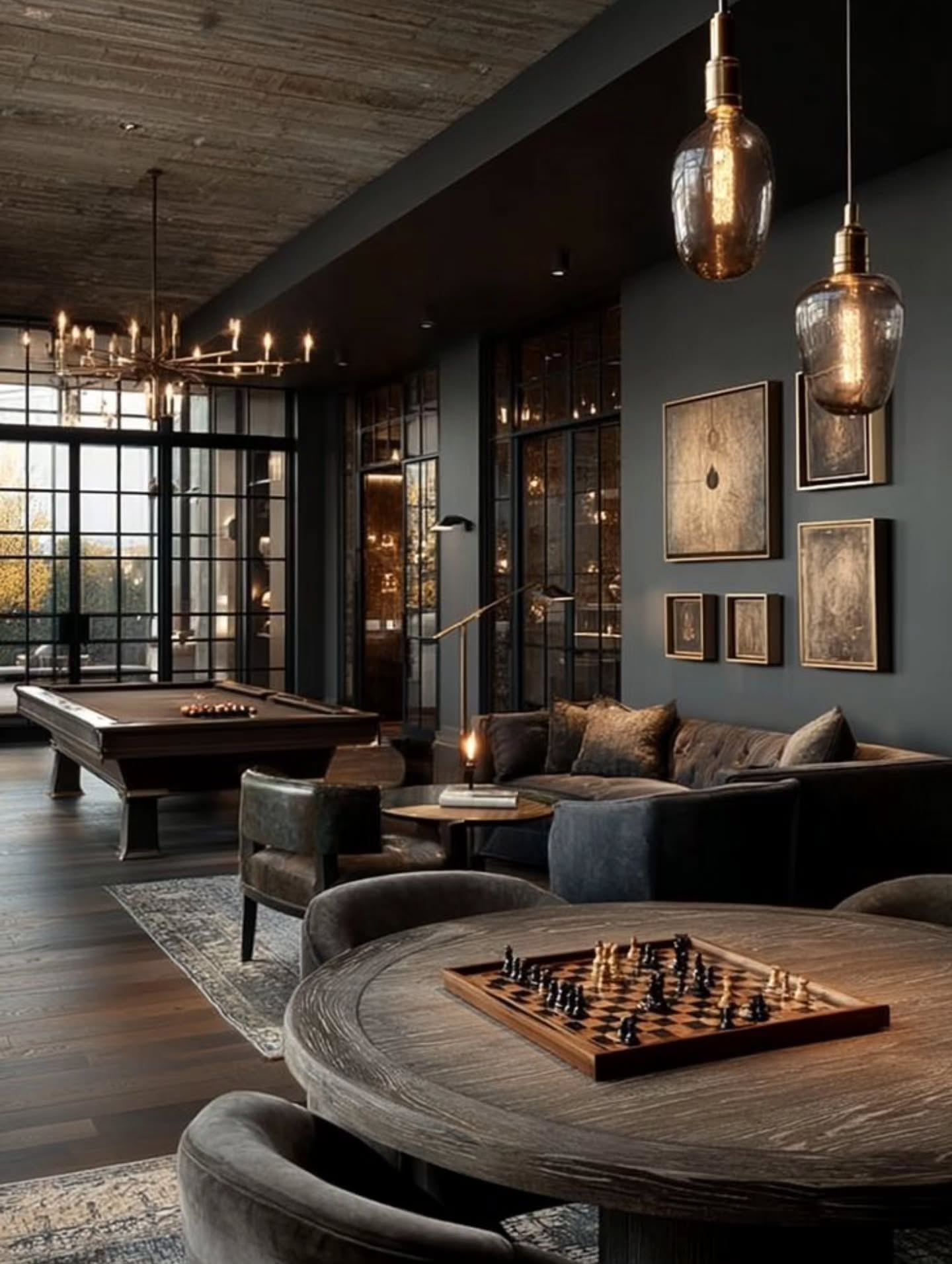 masculine apartment decor