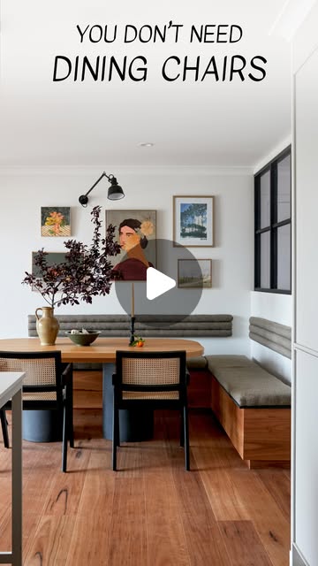 built in dining bench