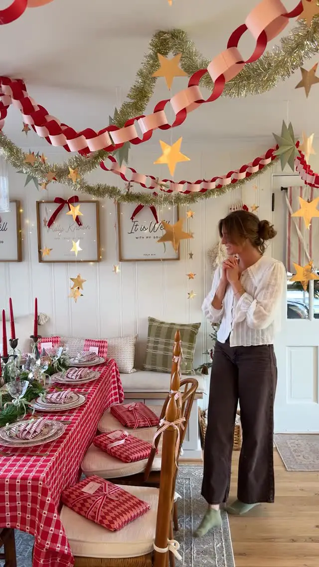 christmas dining room decor