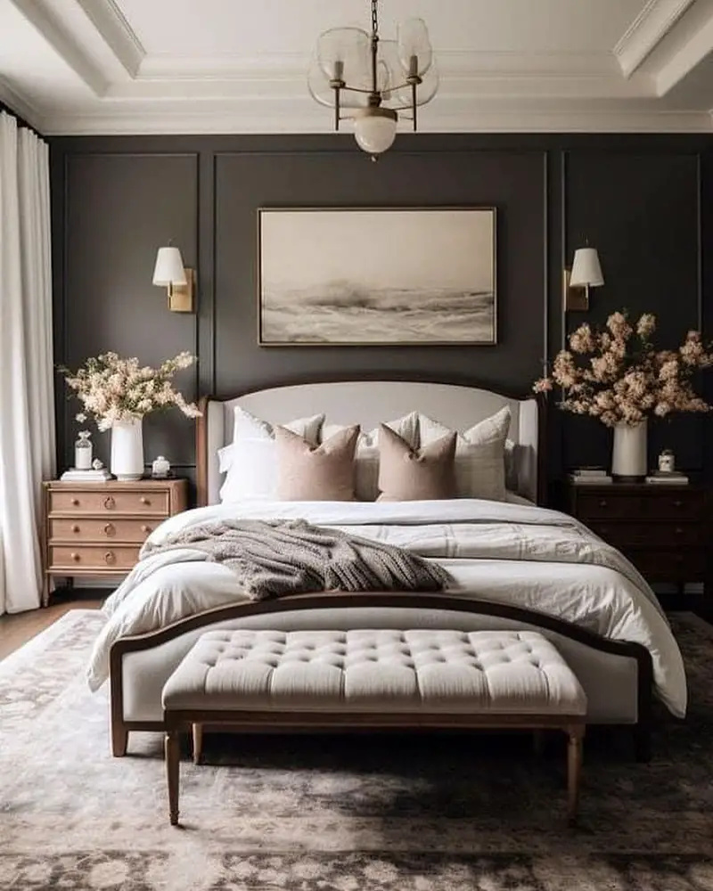 bedroom accent wall