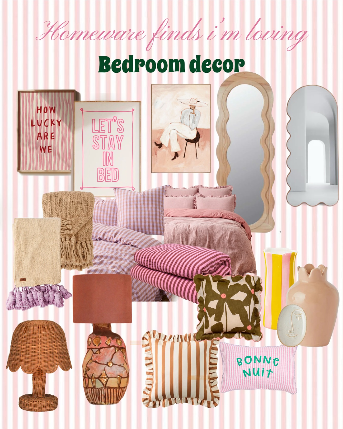 pastel bedroom decor