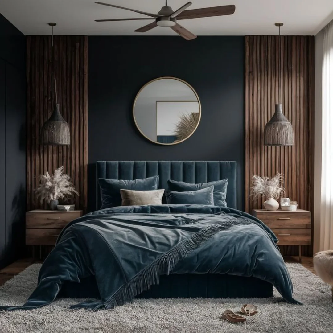 bedroom accent wall
