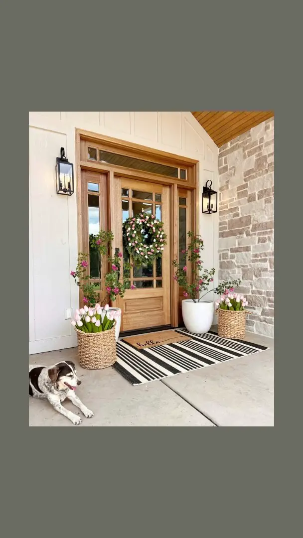 front porch planters