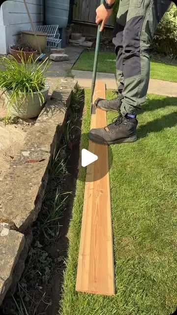 diy garden edging
