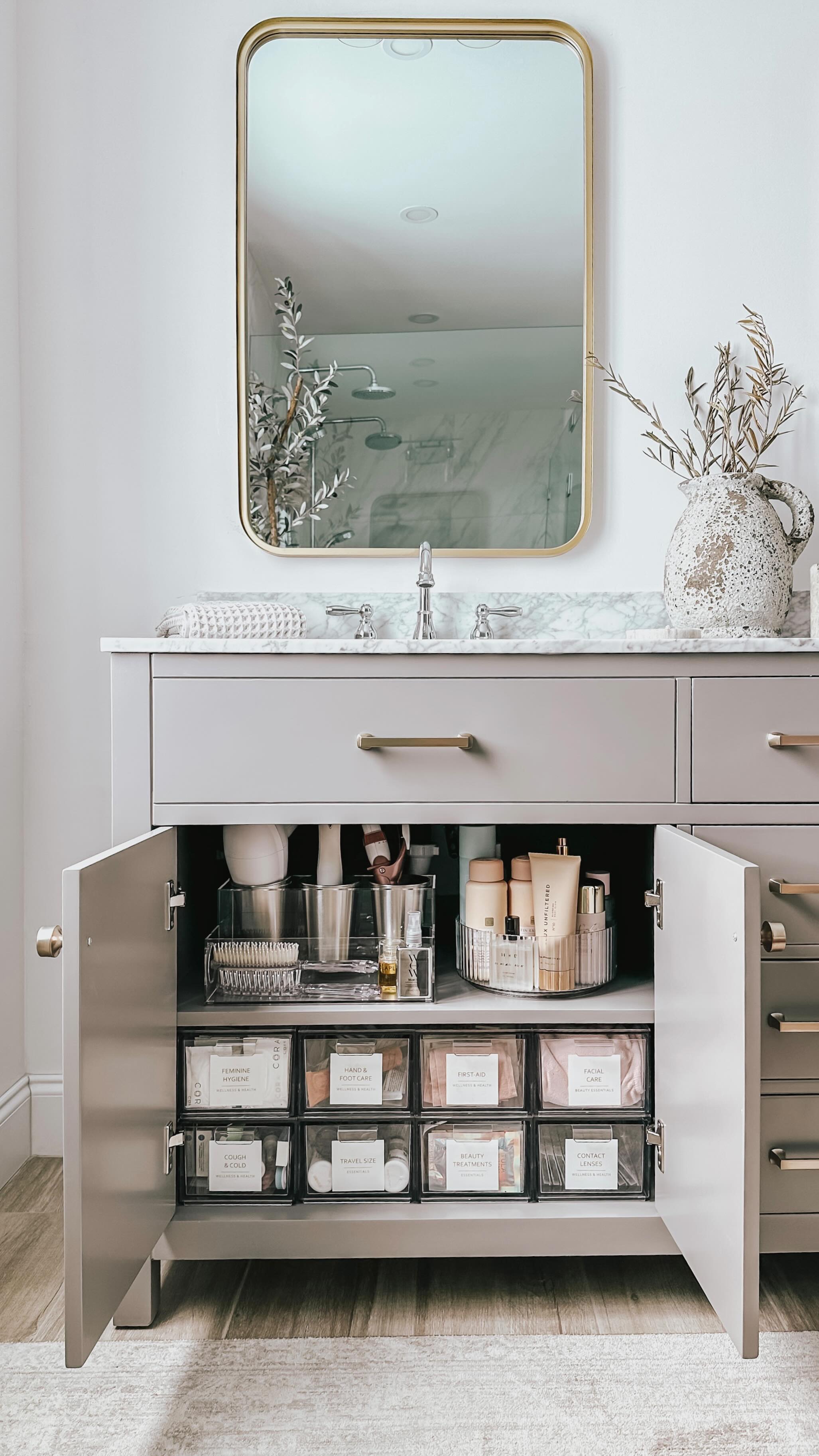 bathroom organization ideas
