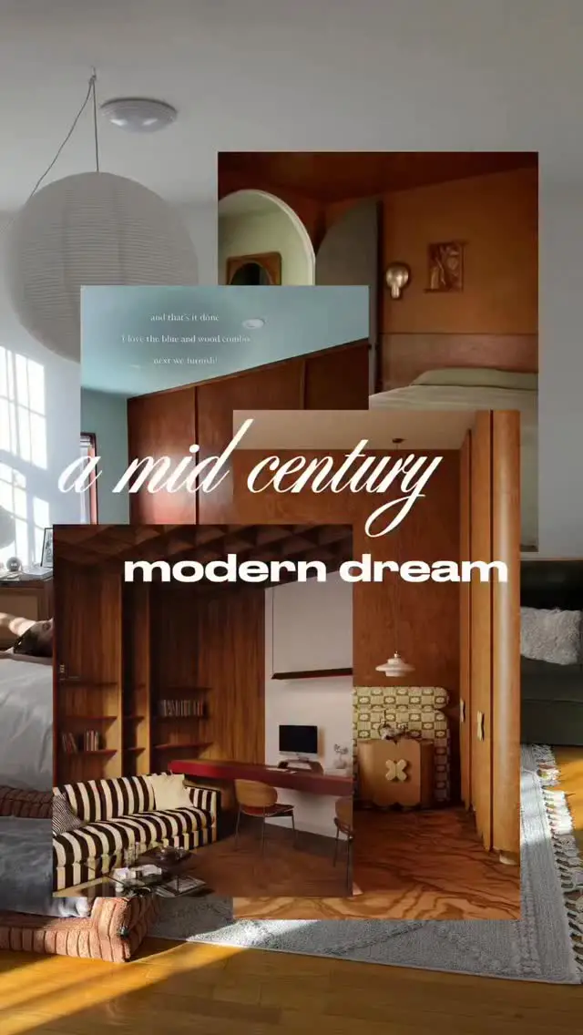 mid century modern apartment