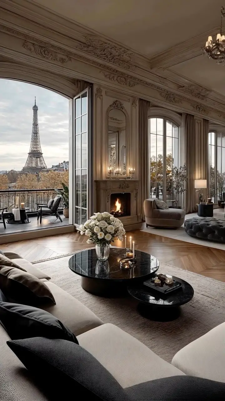 glam apartment decor