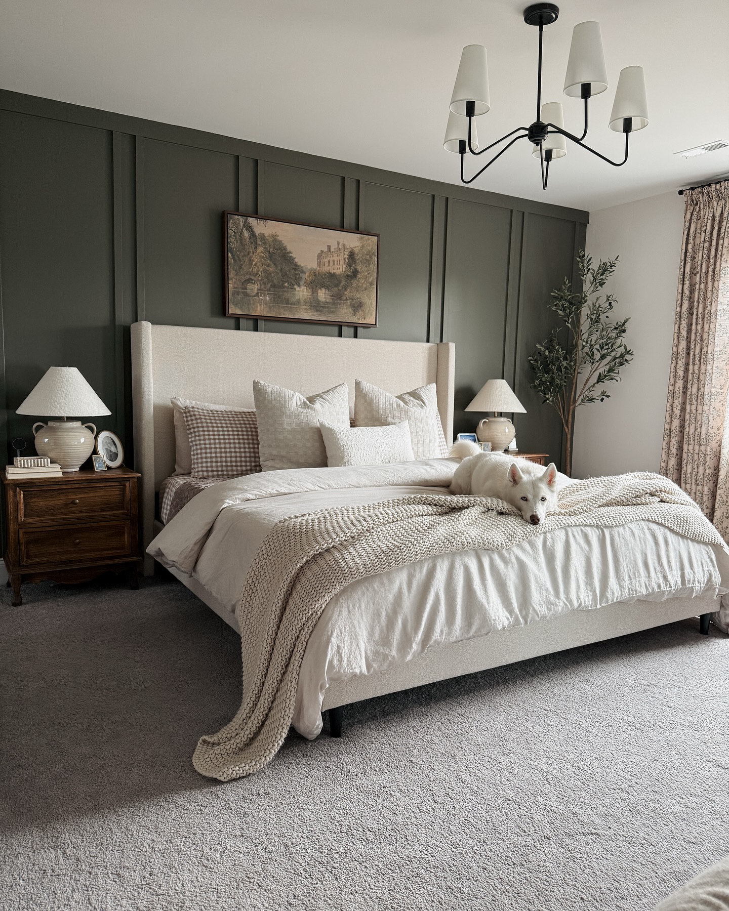 bedroom accent wall