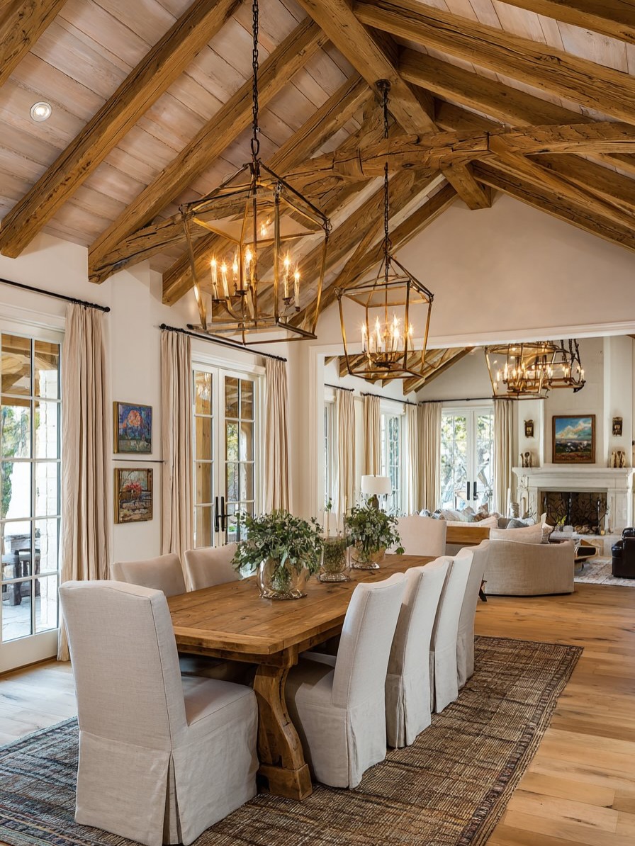rustic farmhouse dining room