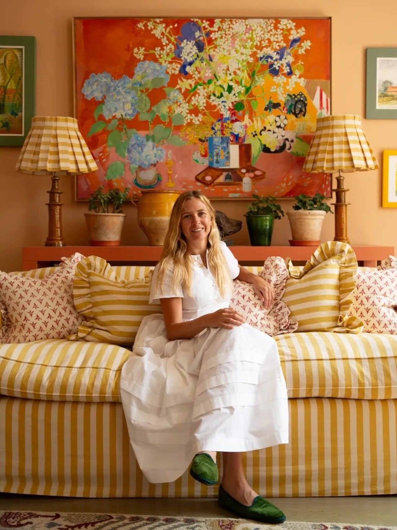 spring dining room decor