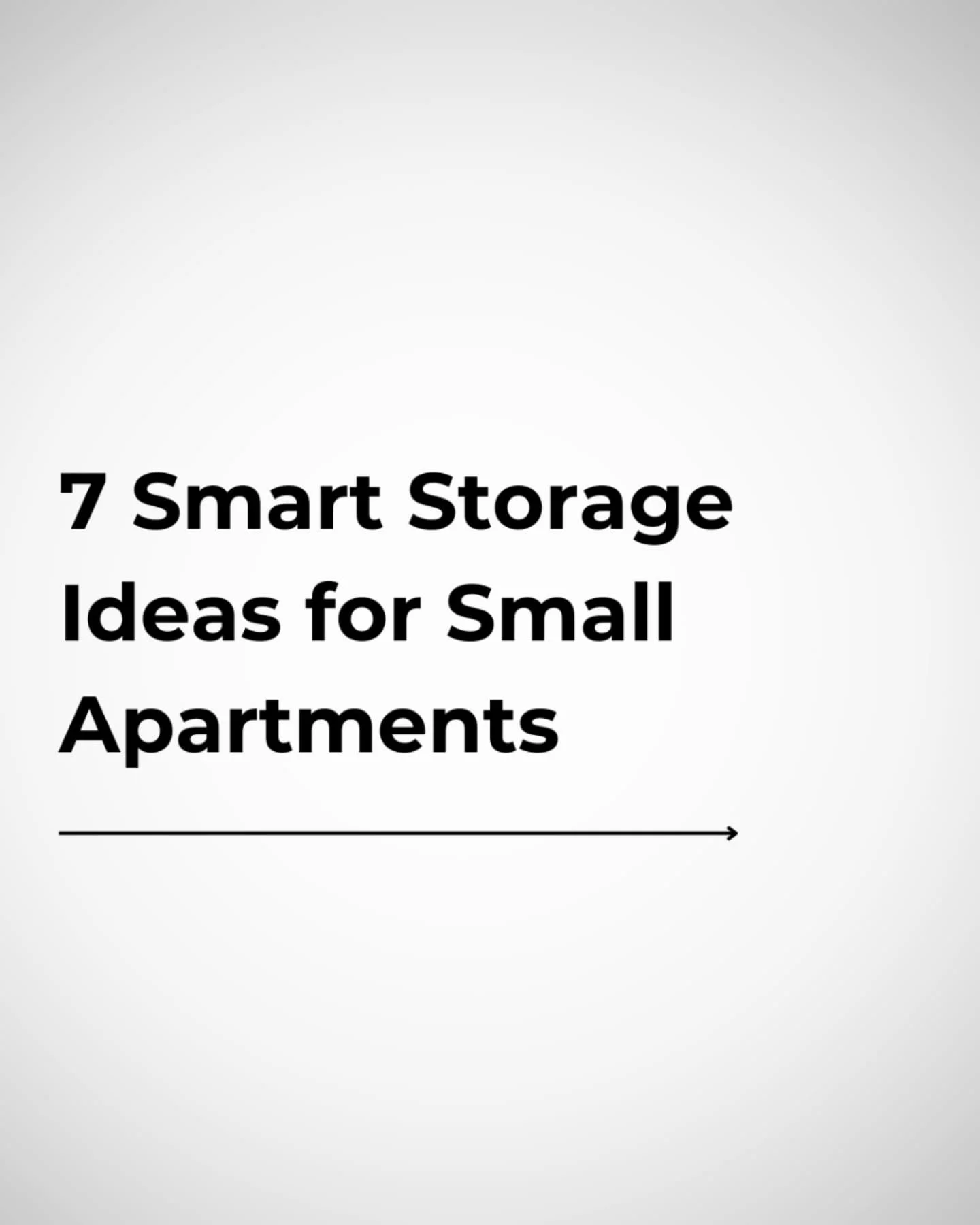 small apartment storage ideas