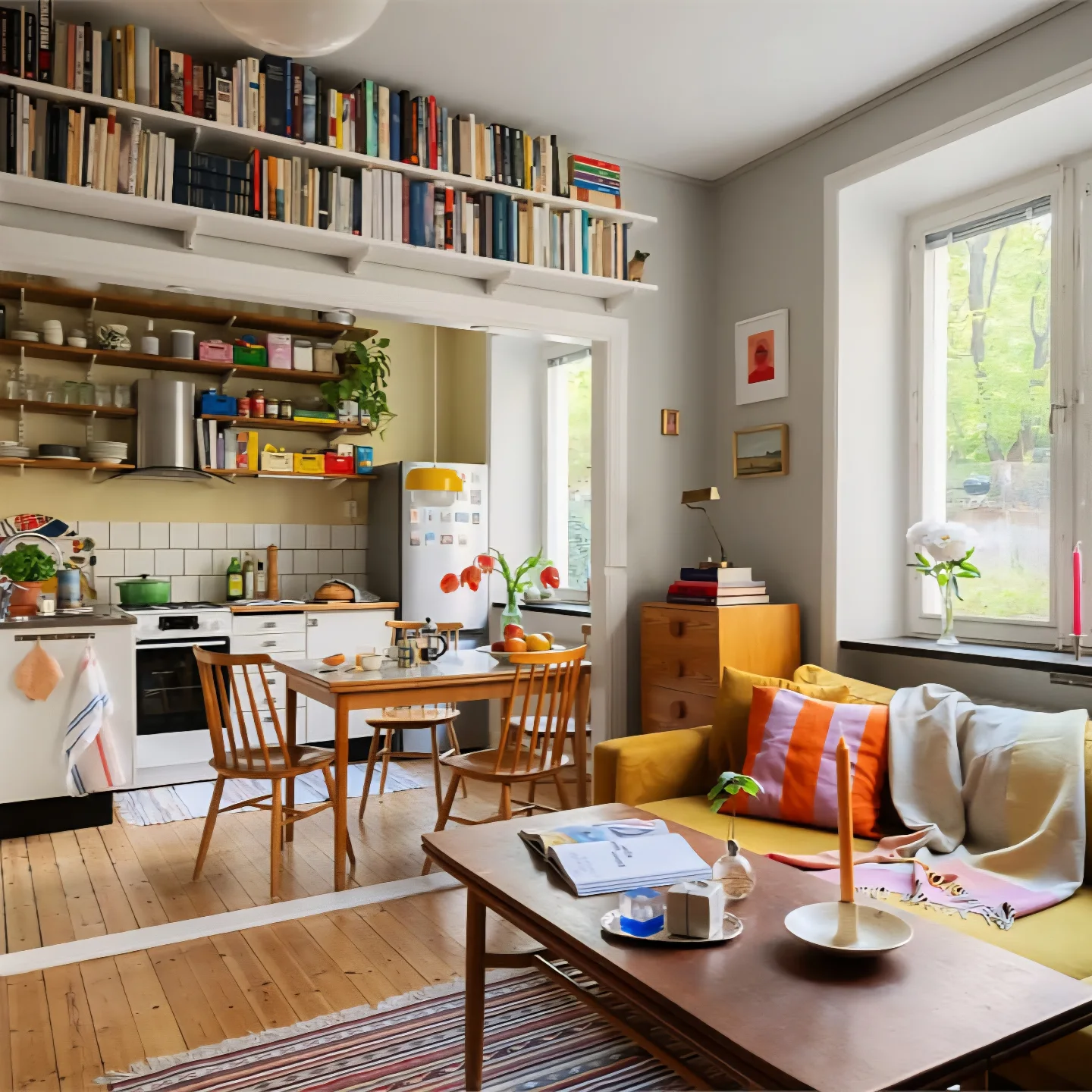 bright and airy apartment