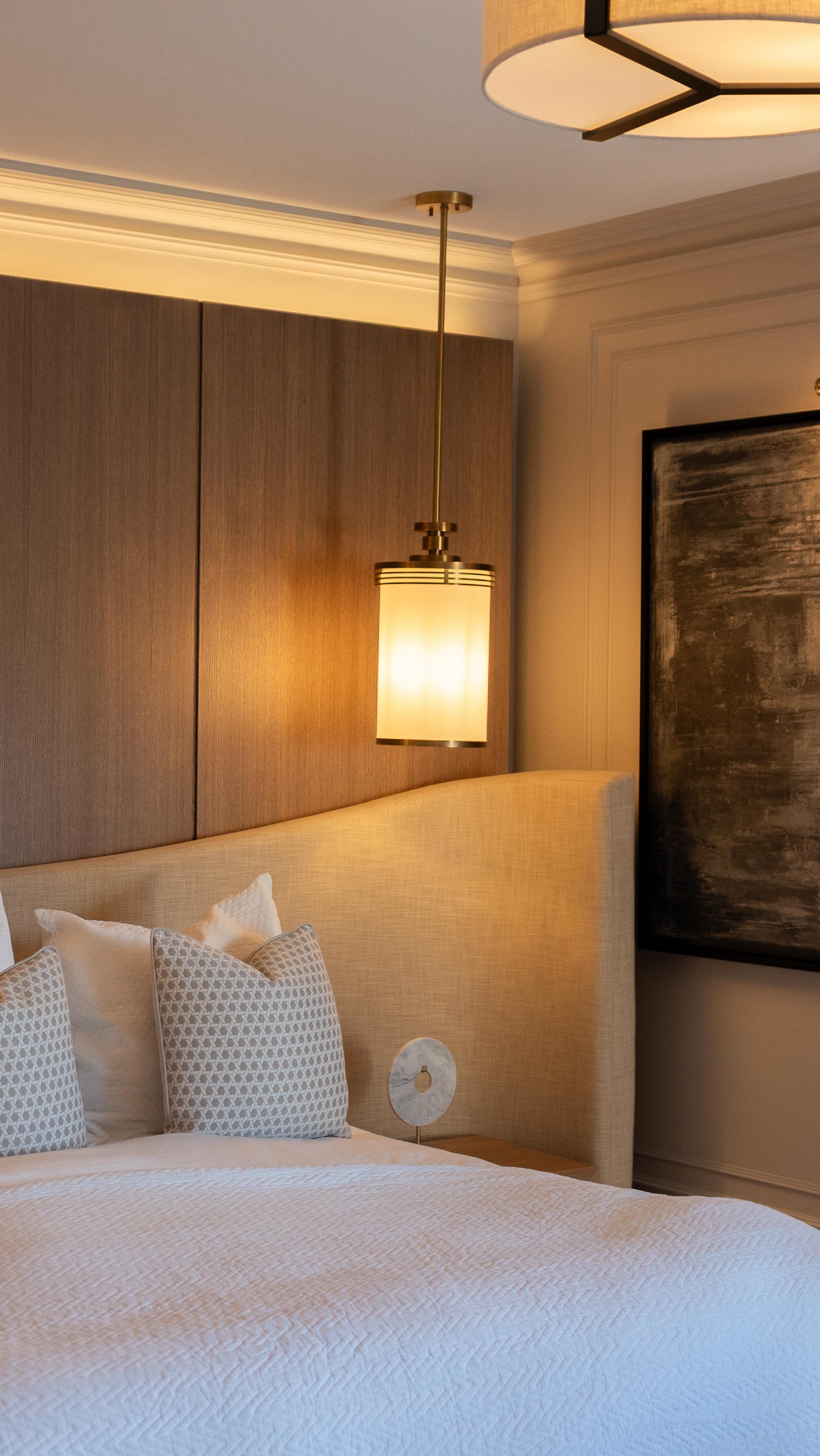 hotel style bedroom