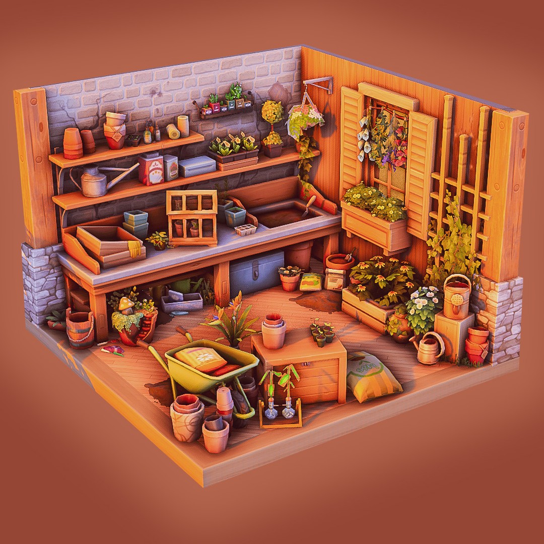 cozy garden corner