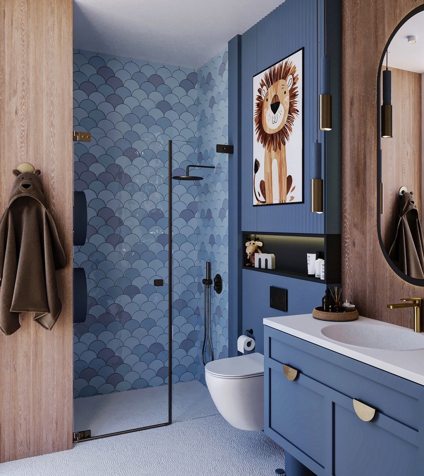 kids bathroom decor