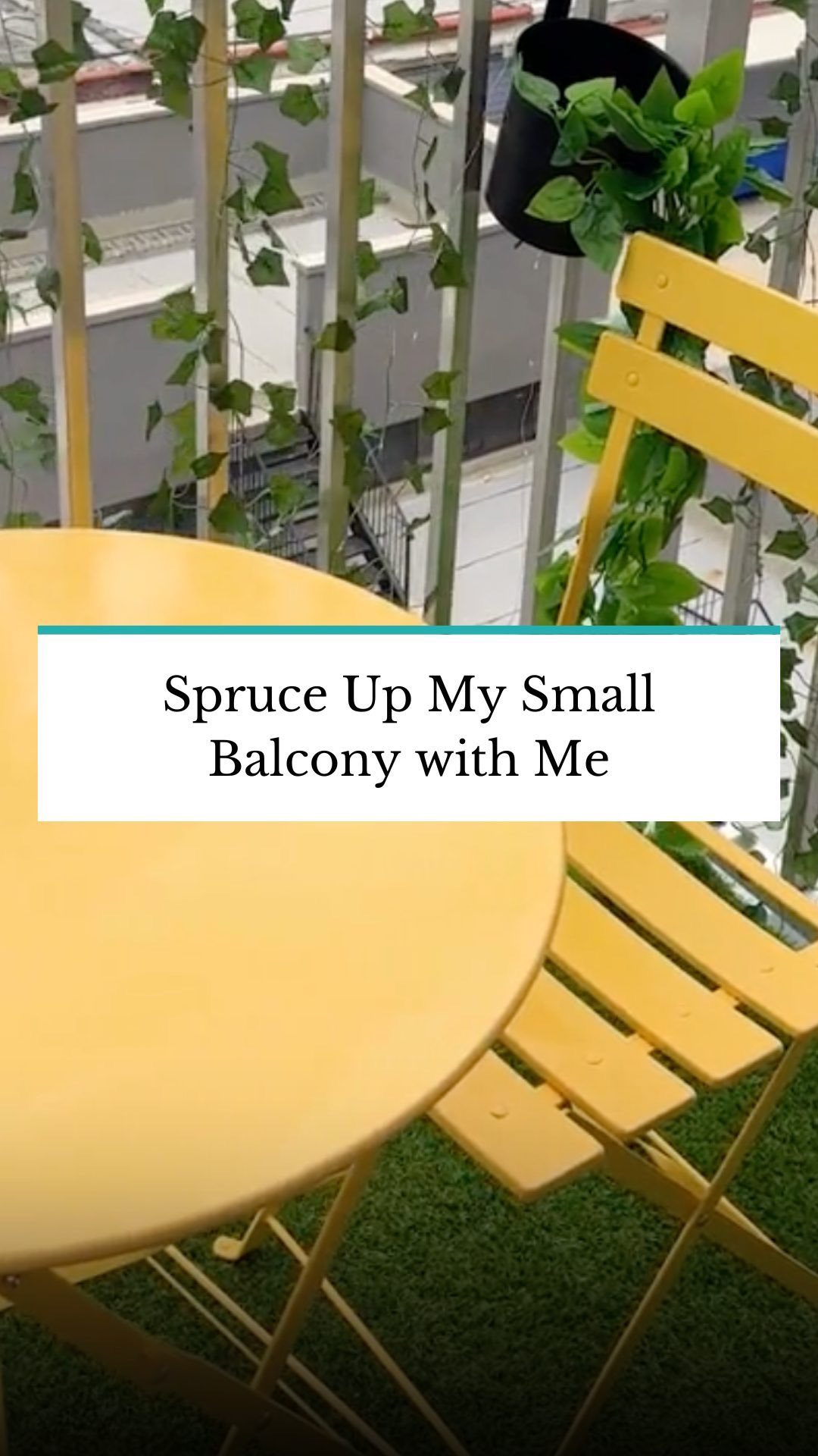 small balcony apartment ideas