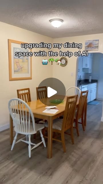 budget dining room makeover