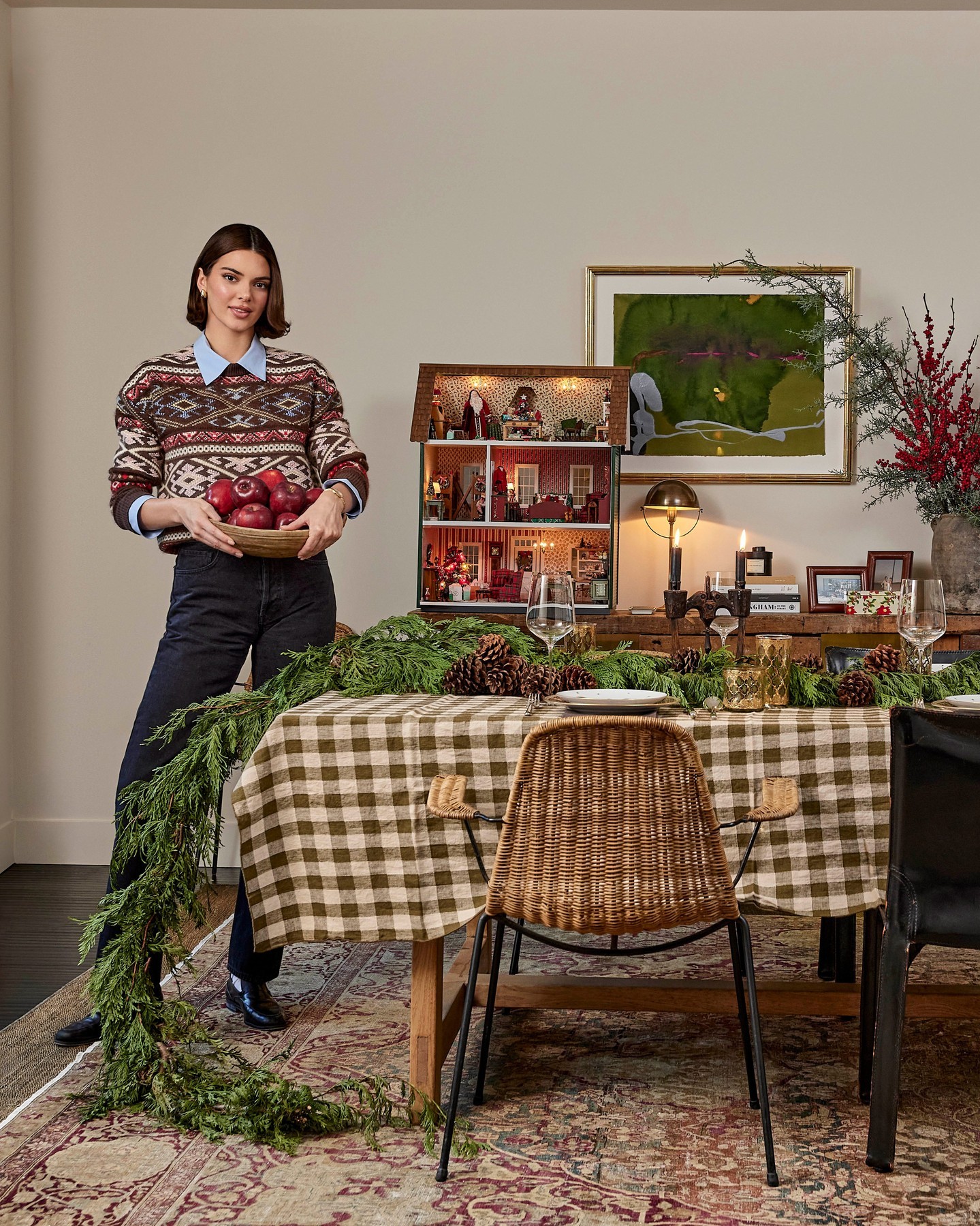 christmas dining room decor