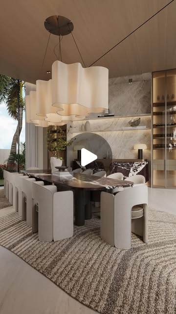 modern dining room decor