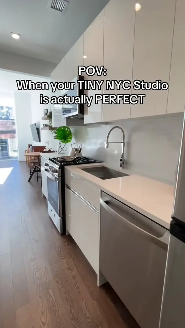 tiny studio apartment layout