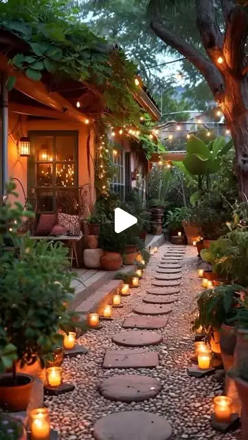 boho garden decor