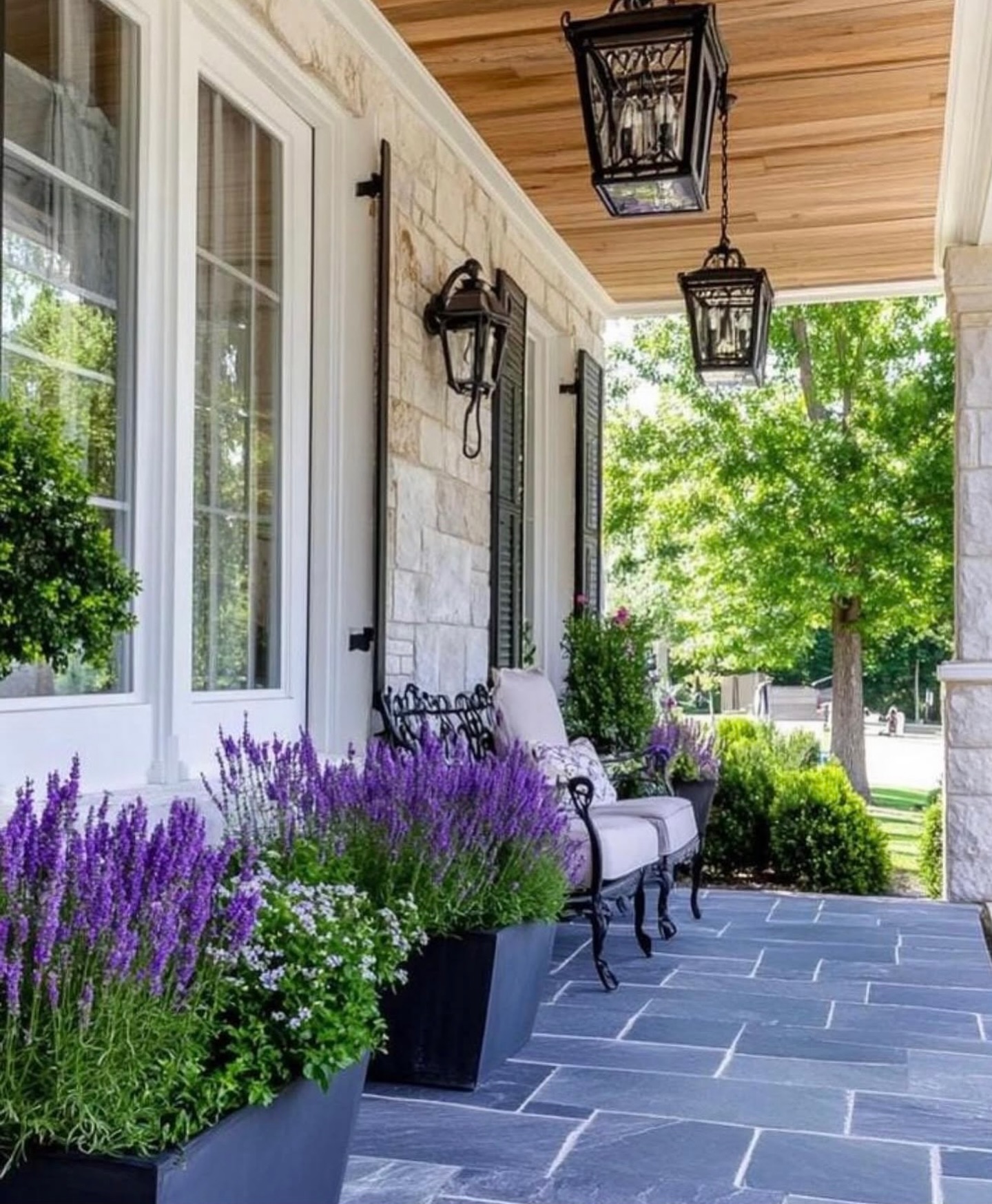 front porch planters