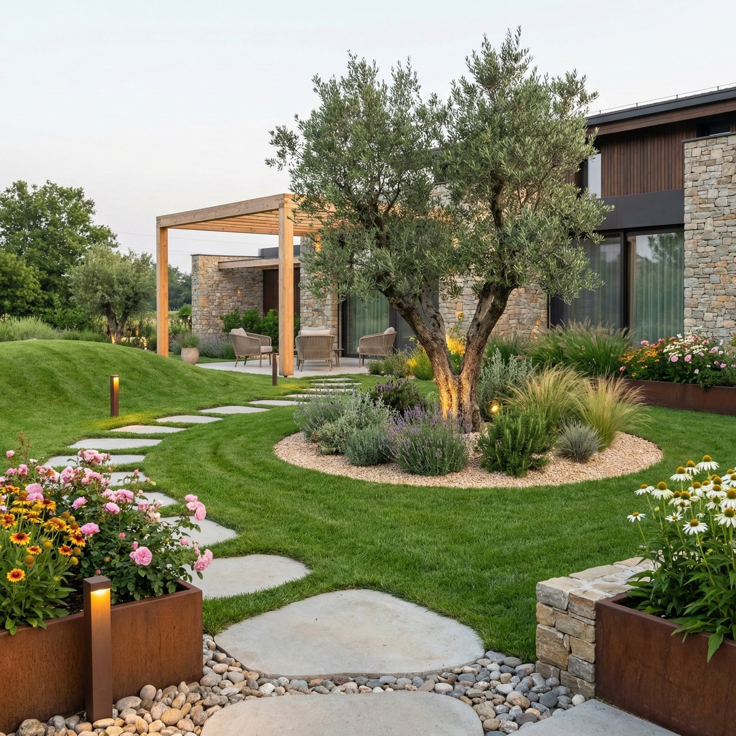 stone garden path ideas