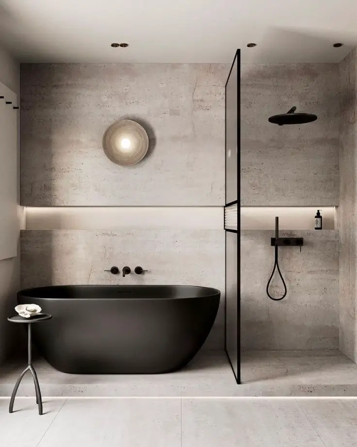 freestanding tub bathroom