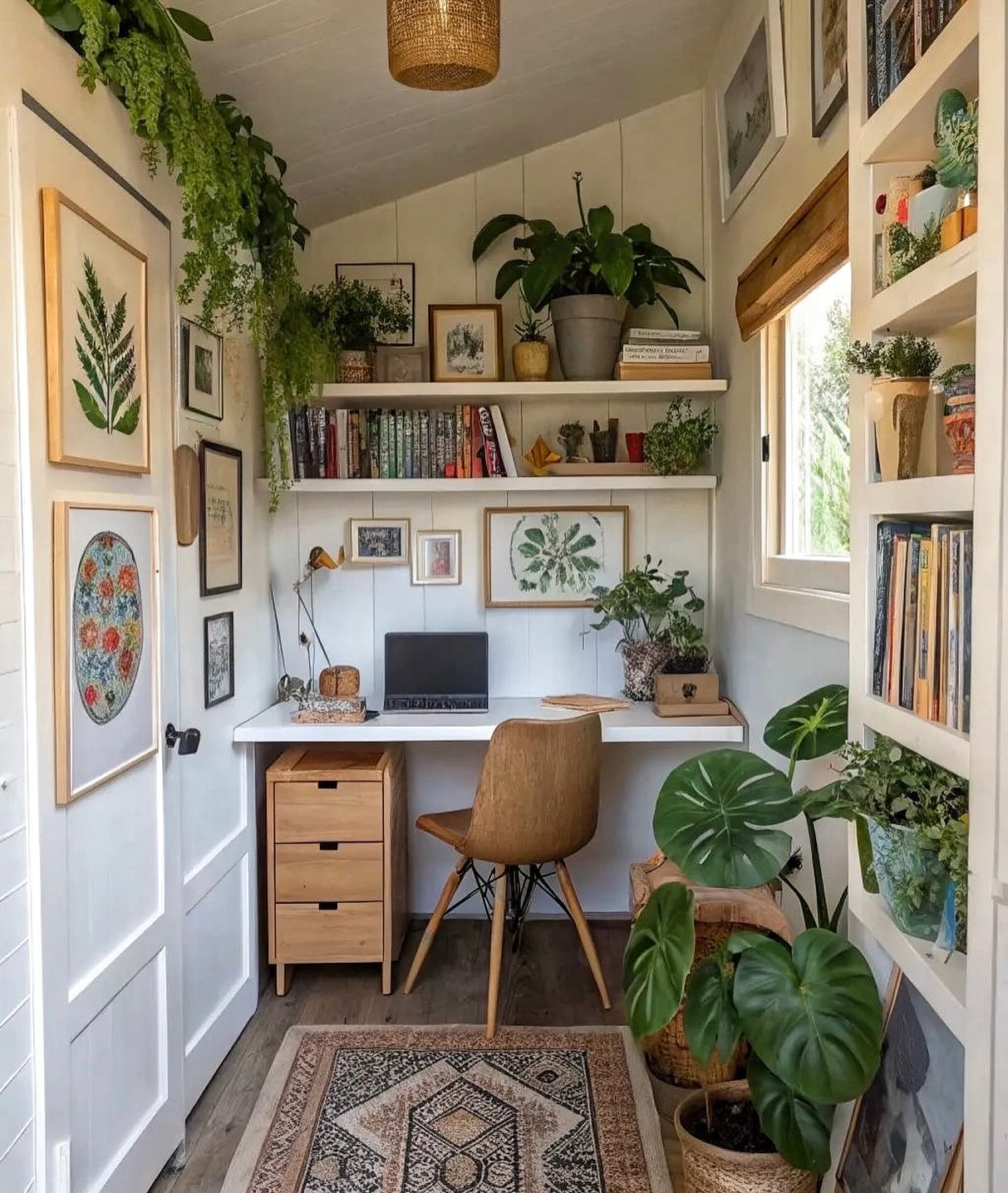 plant shelf styling