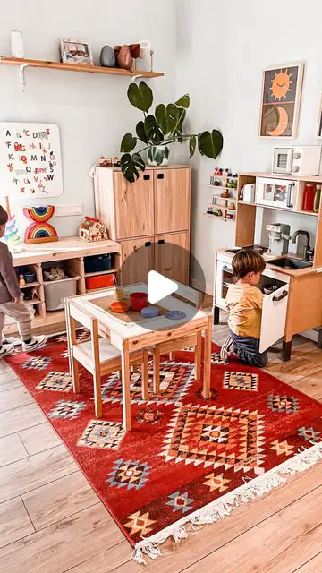 boho kids room