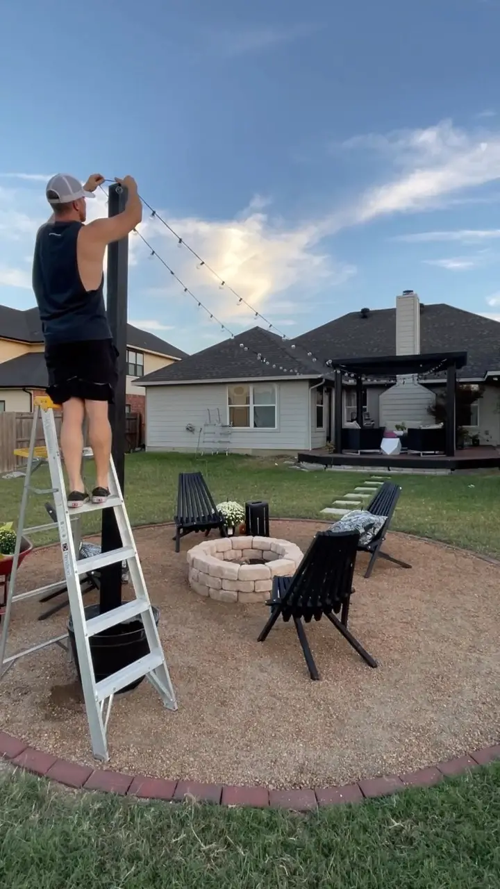 18 String Lights In Garden Ideas To Brighten Your Outdoor Space 5 string lights in garden