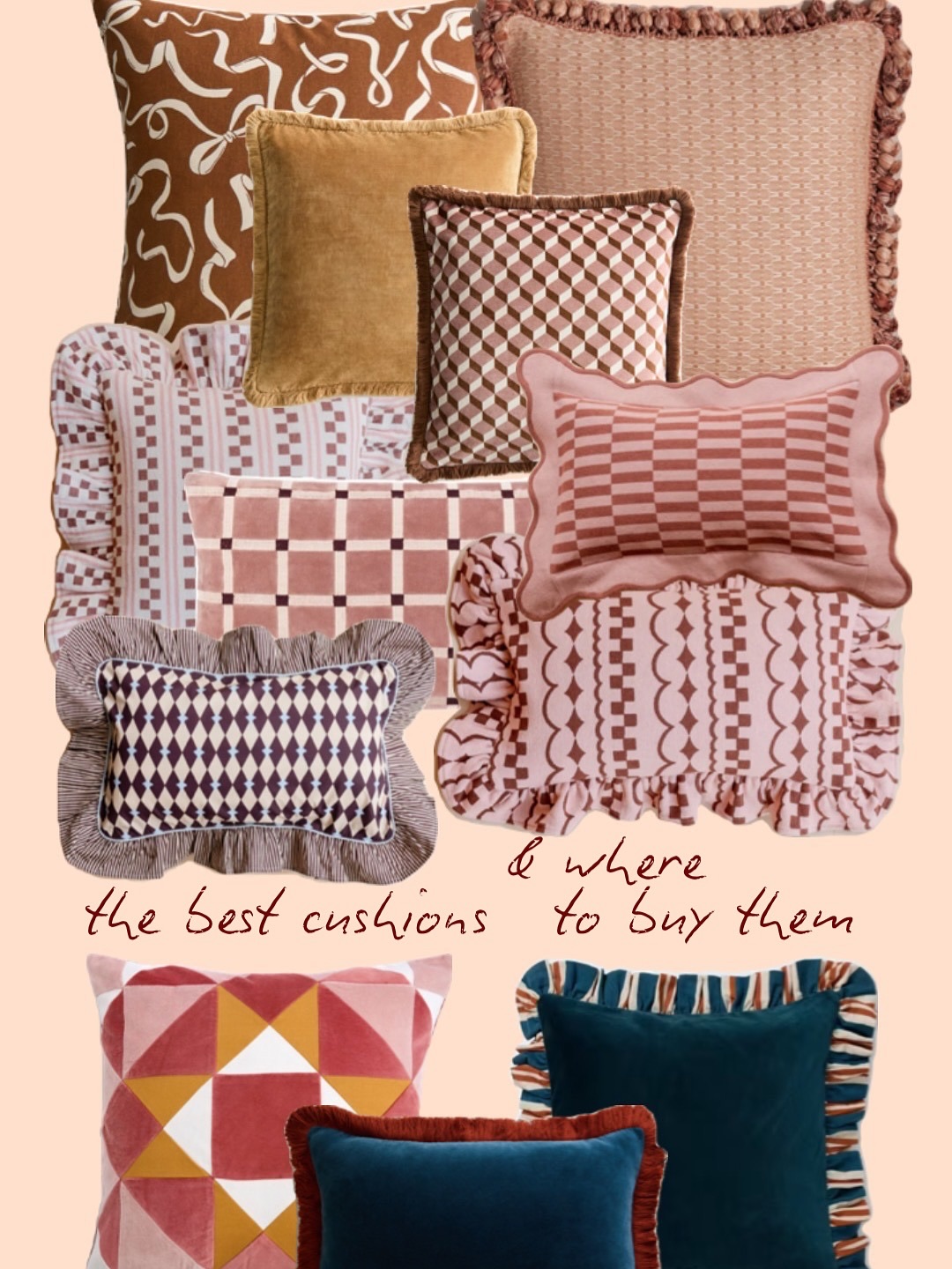 throw pillows bedroom