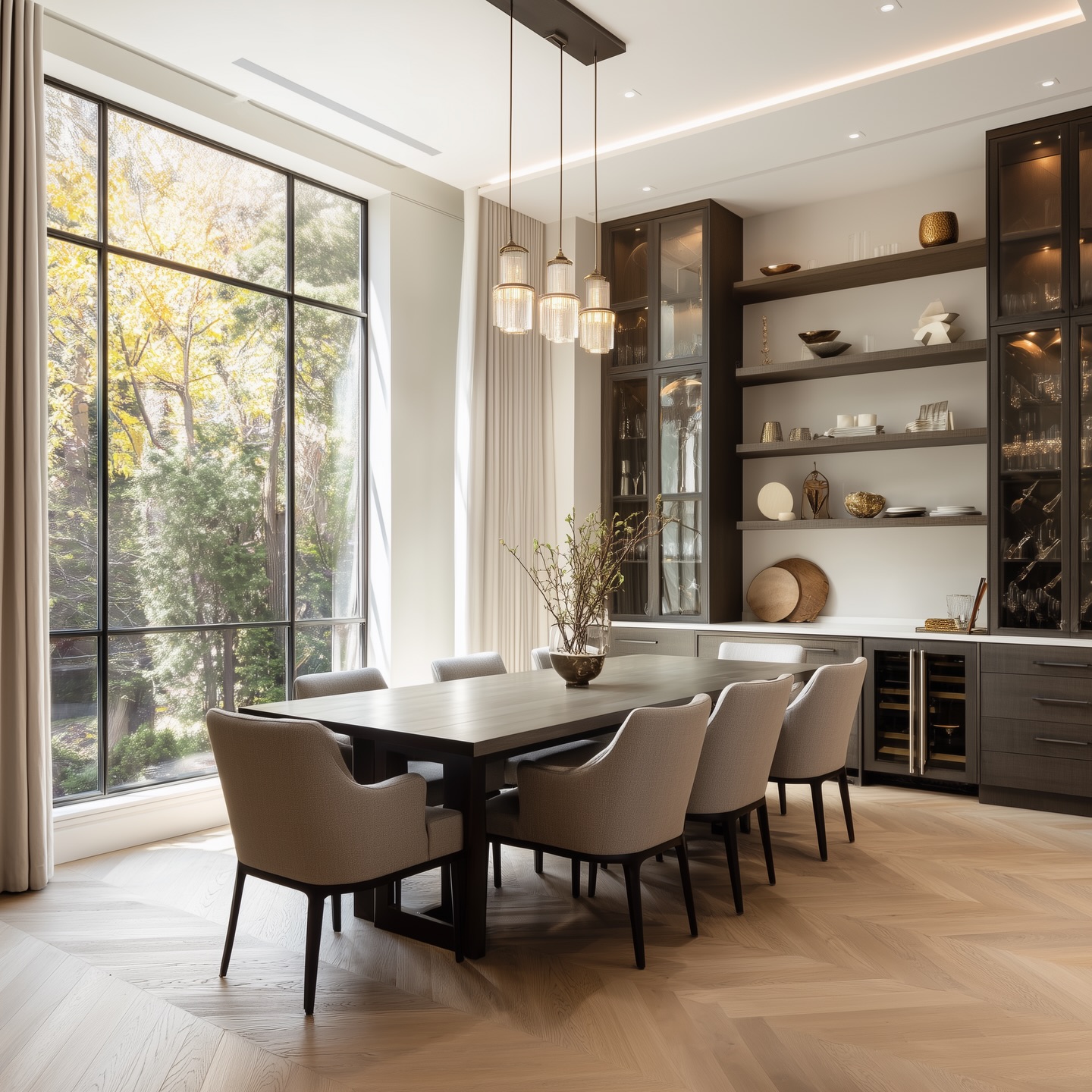 modern dining room decor