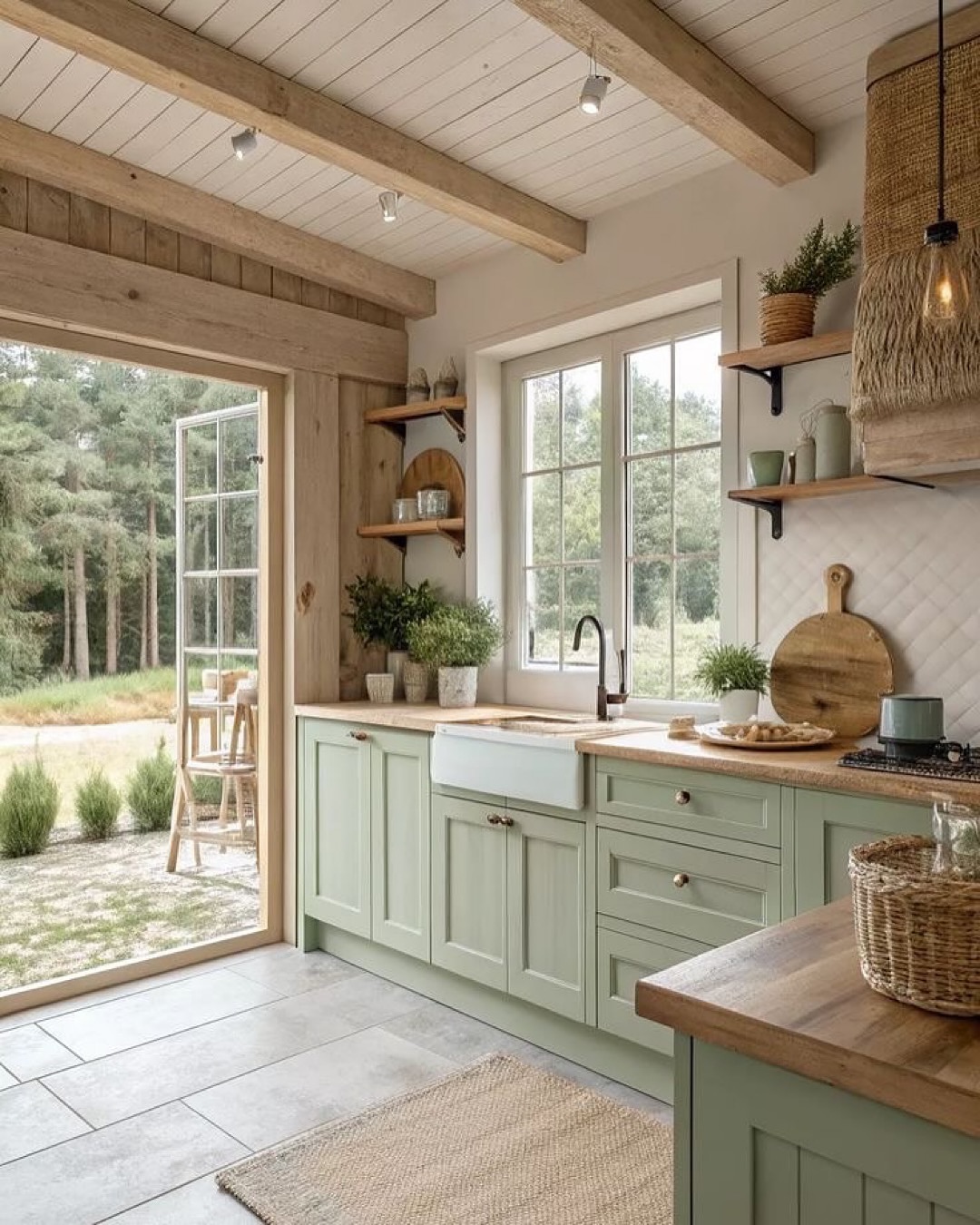 rustic farmhouse dining room