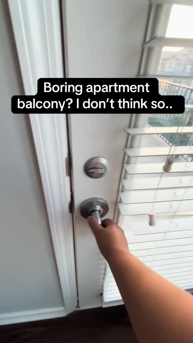 apartment balcony decor